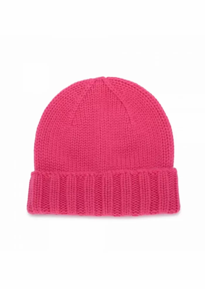 Flash Sale | Beretto Cashmere Risvolto Rosa Cappelli