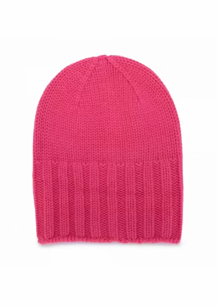 Flash Sale | Beretto Cashmere Risvolto Rosa Cappelli