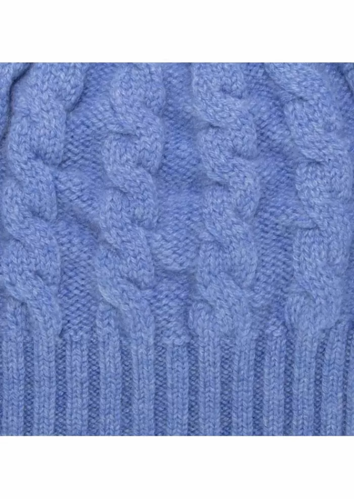 Hot | Berretto Treccia Blu Fiordaliso Cappelli