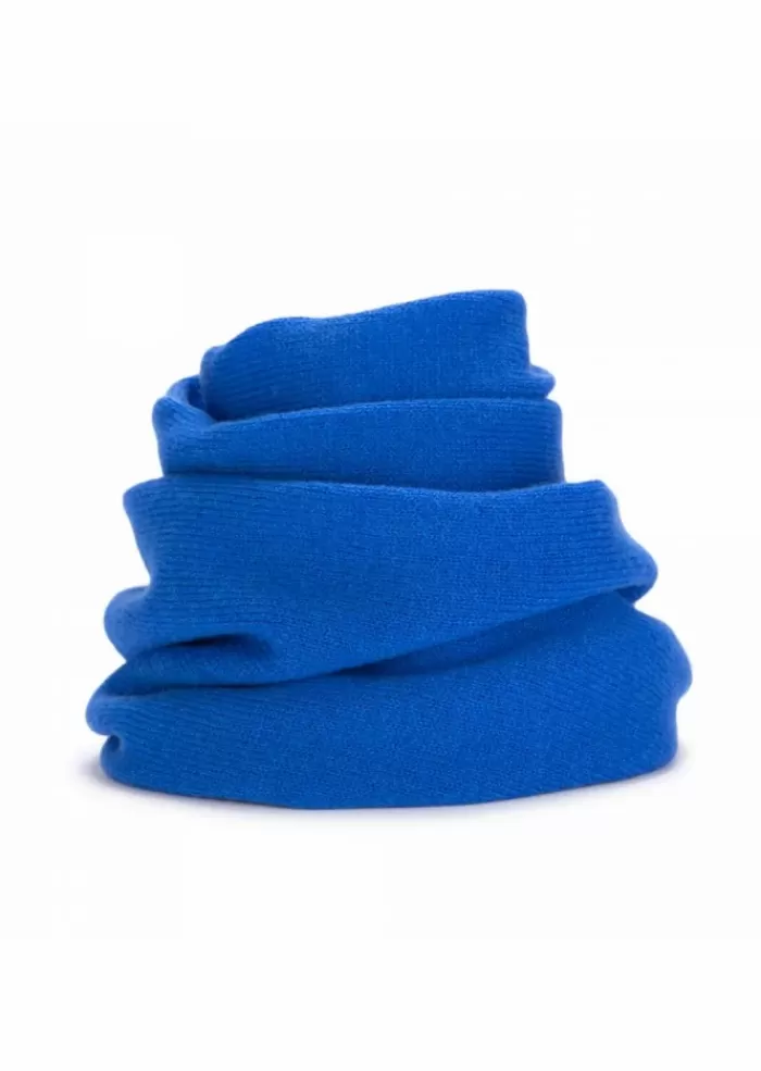 Online | Sciarpa Rasata Cashmere Blu Sciarpe