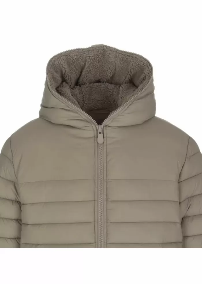 Fashion | Piumino Eco Teddy Gire17 Morus Grigio Tortora Piumini