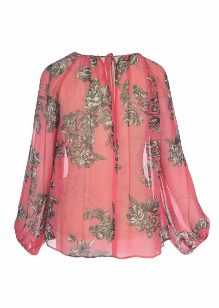 Fashion | Blusa Floreale Fucsia Camicie