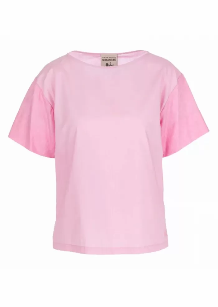 Hot | Camicia Cotone Ricamo Rosa Camicie