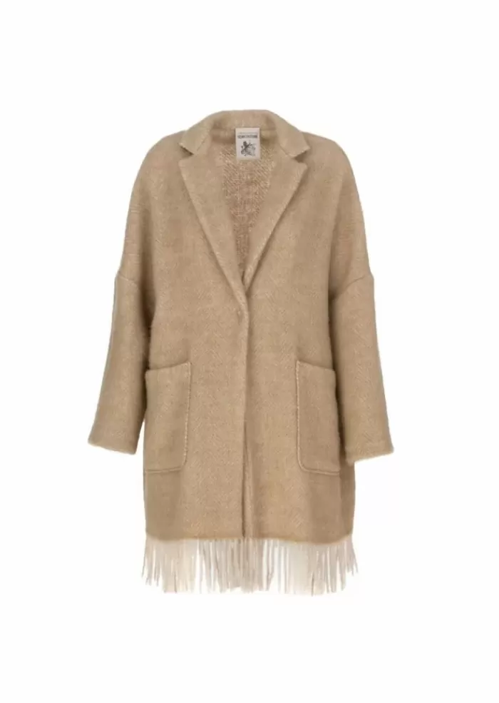 Online | Cappotto Lana Vergine Beige Cappotti