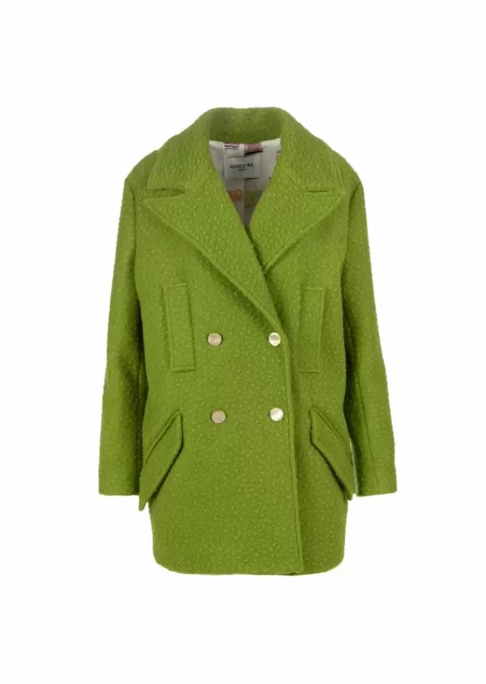 Discount Since'Re Paris | Cappotto Casentino Caban Verde Cappotti