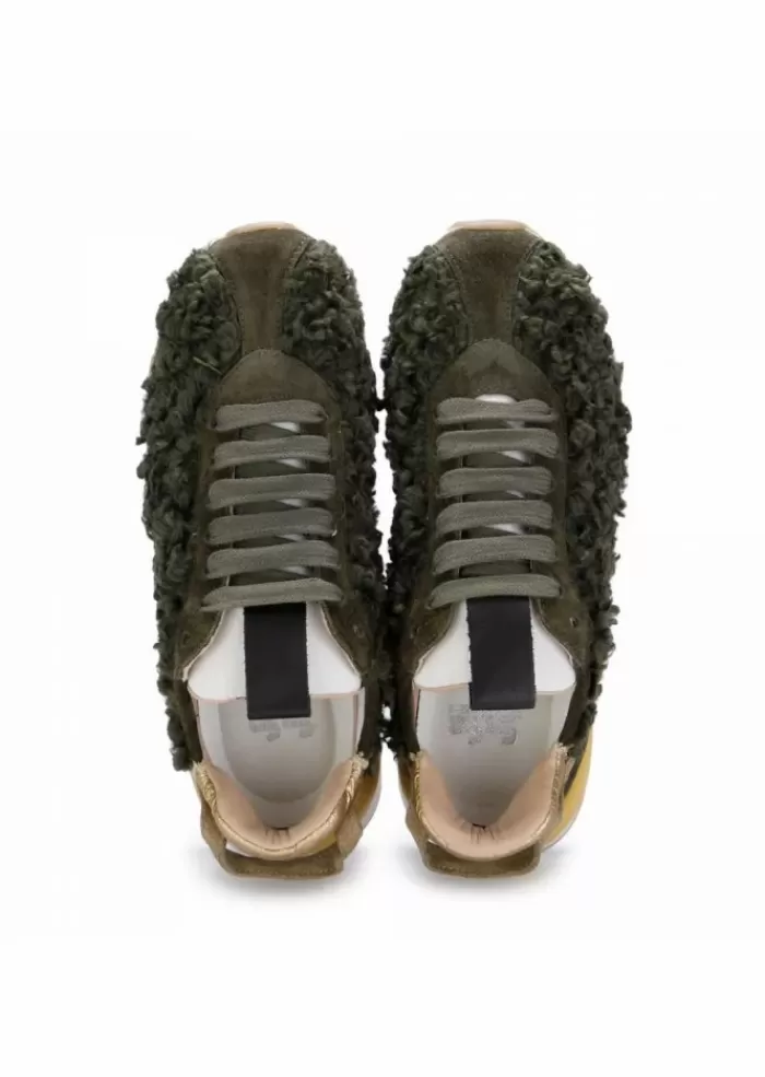 Best Sneakers Donna | F937K2 Pelliccia Verde Sneakers