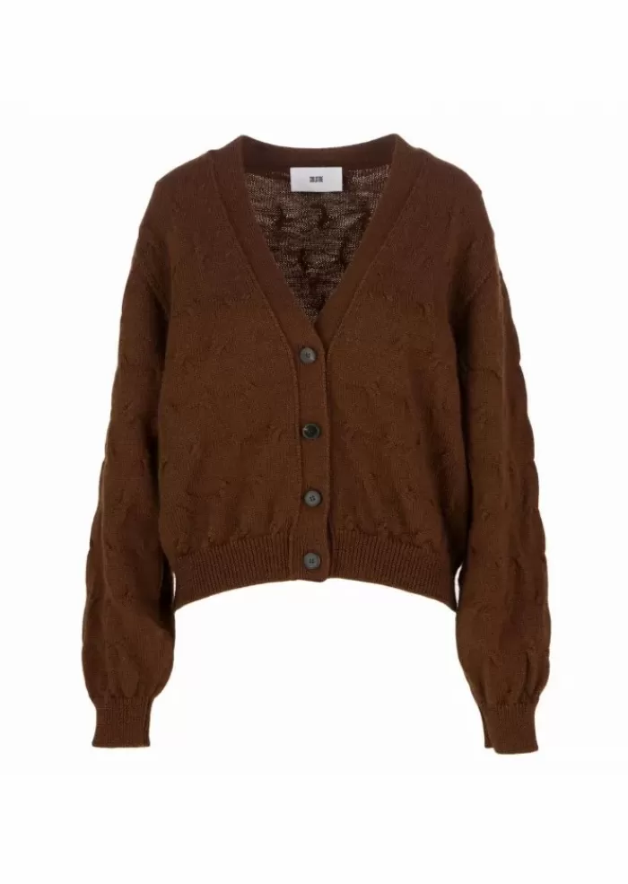 Discount | Cardigan Lana Marrone Maglieria