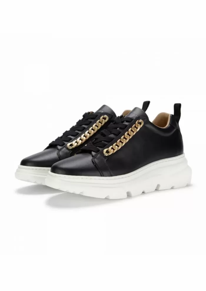 Outlet | Sneakers Catene Vitello Nero Stivali