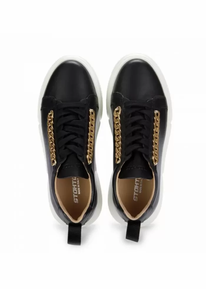 Outlet | Sneakers Catene Vitello Nero Stivali