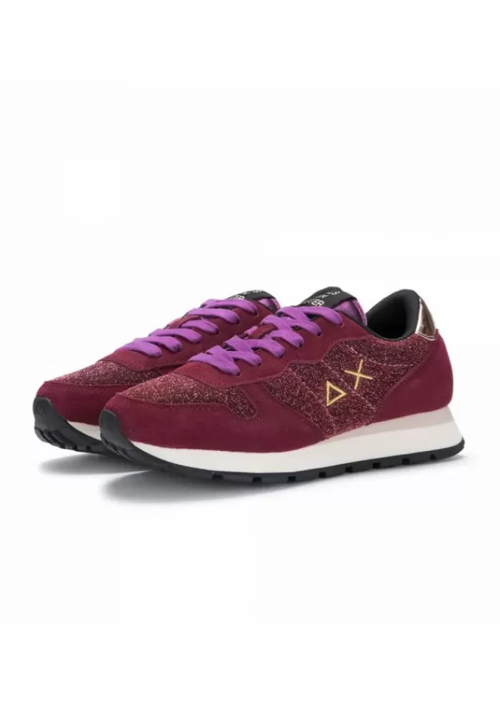 Best | Sneakers Ally Glitter 41 Bordeaux Sneakers