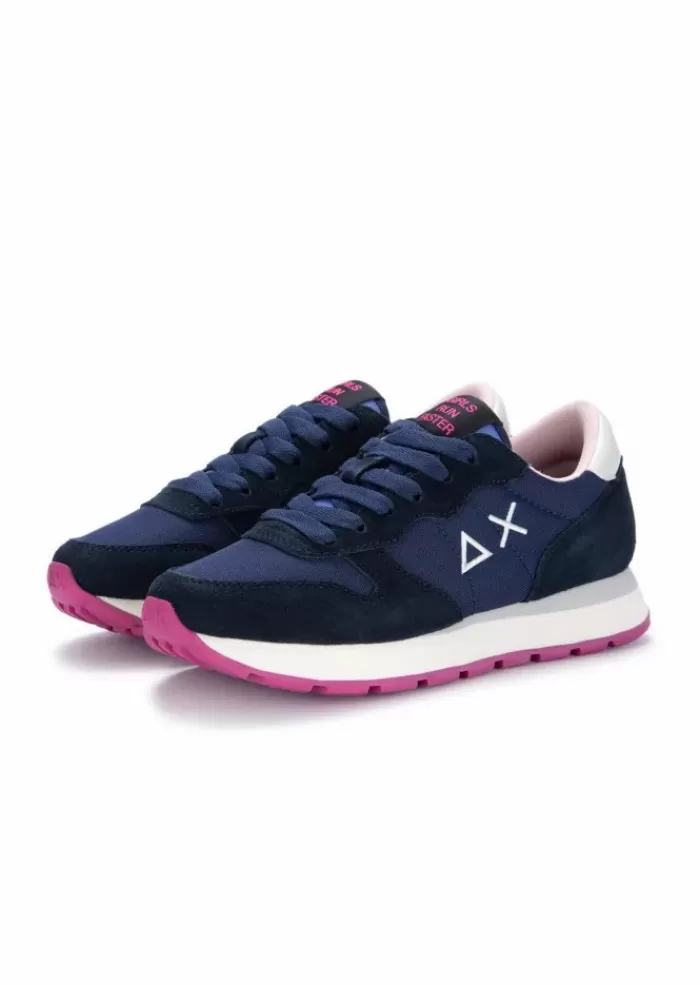 Clearance | Sneakers Ally Solid Nylon Blu Navy Sneakers