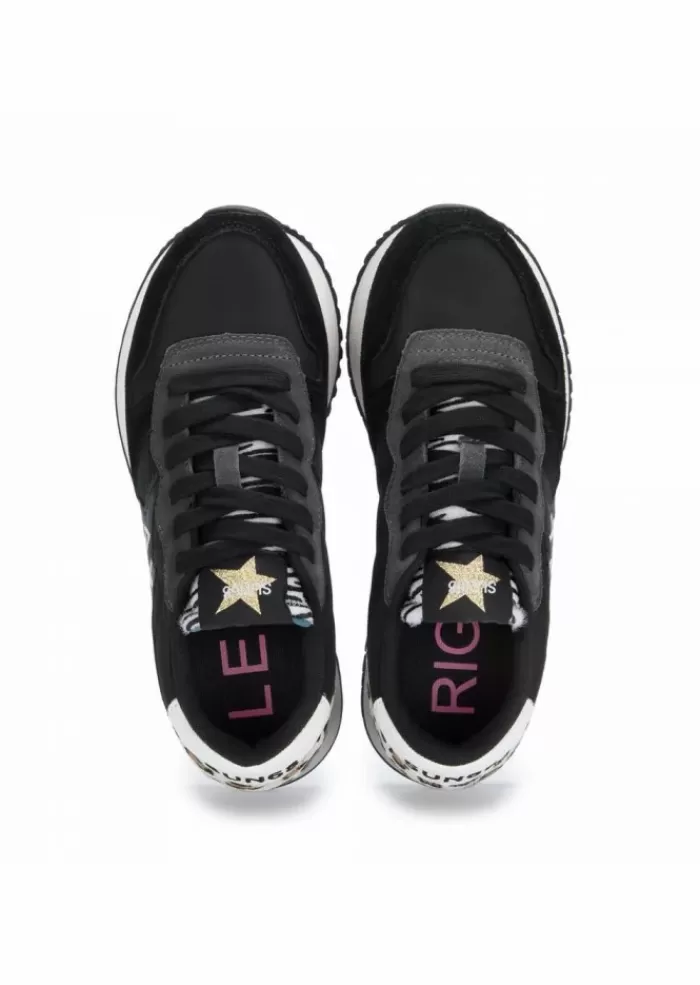Discount | Sneakers Con Inserti In Pelle E Stampa Leopardata Nero Sneakers