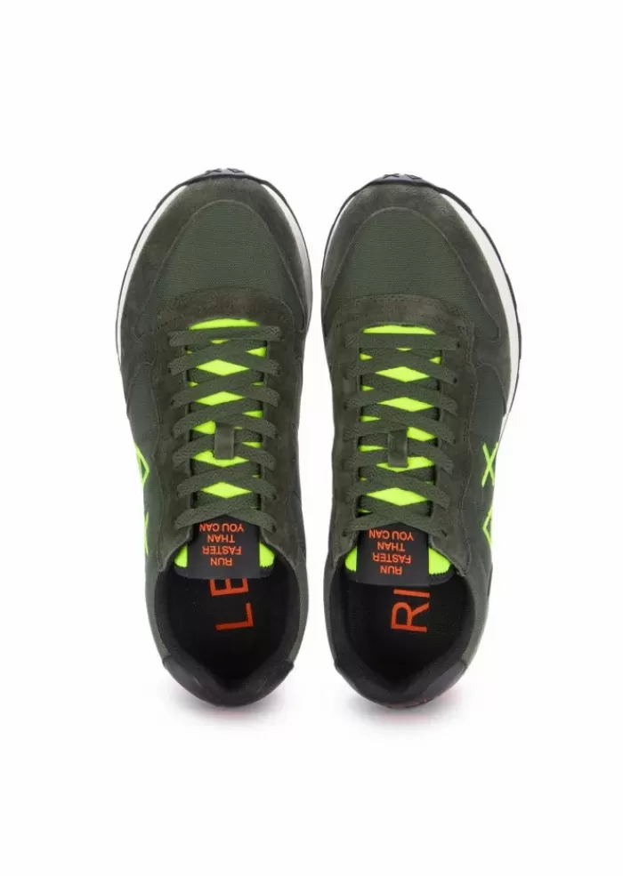 Hot | Sneakers Tom Fluo Nylon Verde Militare Sneakers