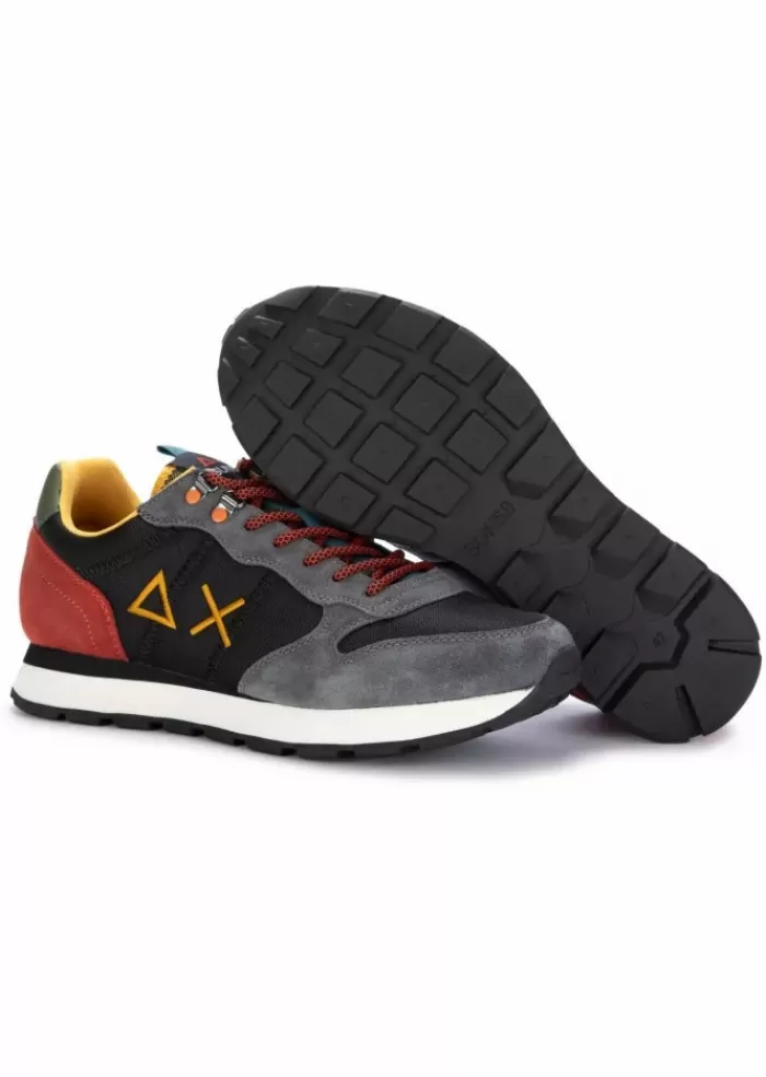 Hot | Sneakers Tom Goes Camping Nero Multicolore Sneakers