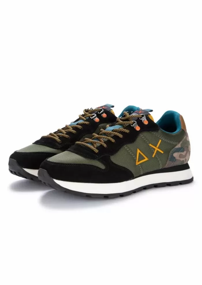 New | Sneakers Tom Goes Camping Verde Militare Sneakers