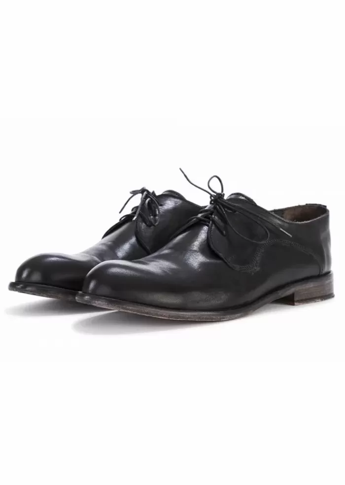 Cheap | Scarpe Allacciate Cucitura Blake Pelle Nero Allacciate