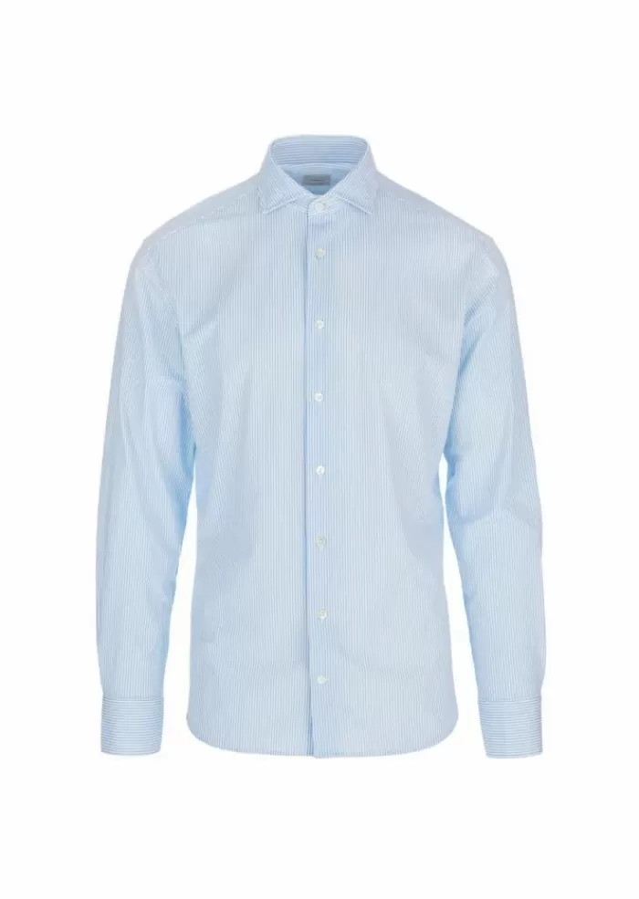 Best | Camicia A Righe Azzurro Bianco Camicie