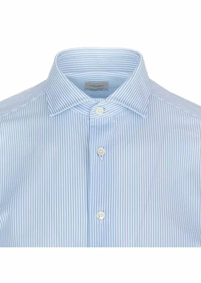 Best | Camicia A Righe Azzurro Bianco Camicie