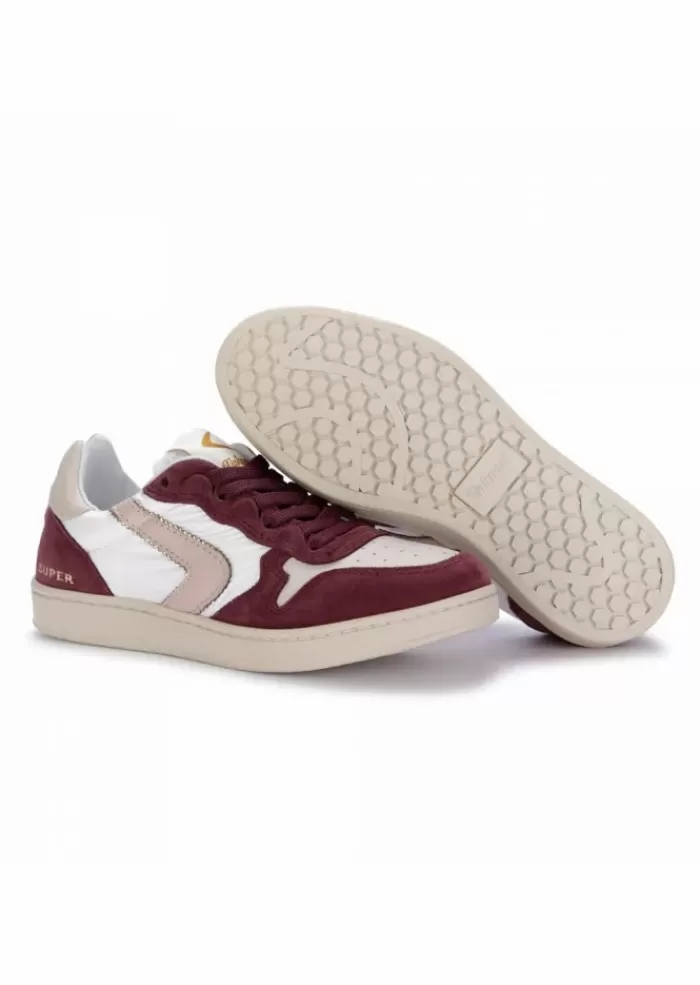 Cheap 1920 | Sneakers Donna Super Mix Color Bianco Bordeaux Sneakers
