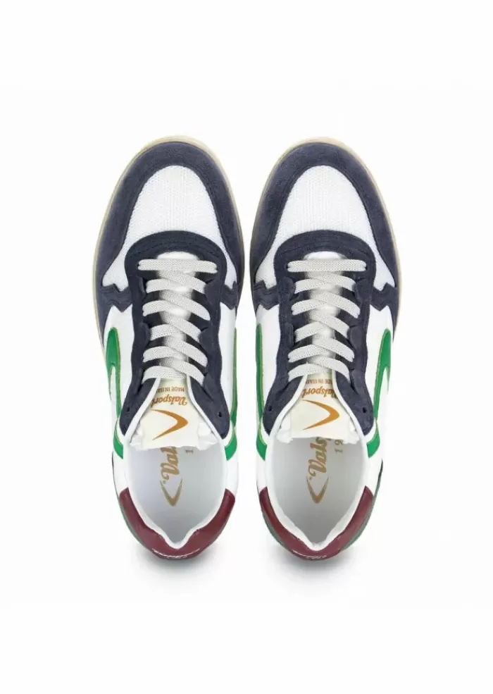 Fashion 1920 | Sneakers Super Nylon Mesh Bianco Blu Verde Sneakers
