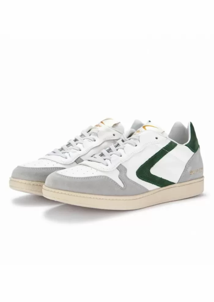 Best Sale 1920 | Sneakers Super Suede 01 Bianco Grigio Verde Sneakers