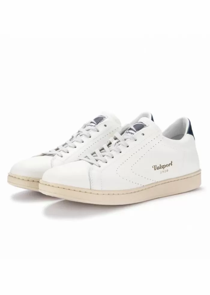 Outlet 1920 | Sneakers Tournament Logo Forato Bianco Blu Sneakers