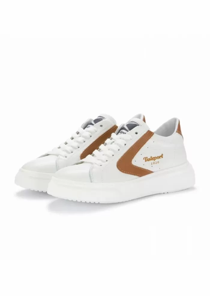 Discount 1920 | Sneakers Tournament Vitello Bianco Marrone Sneakers