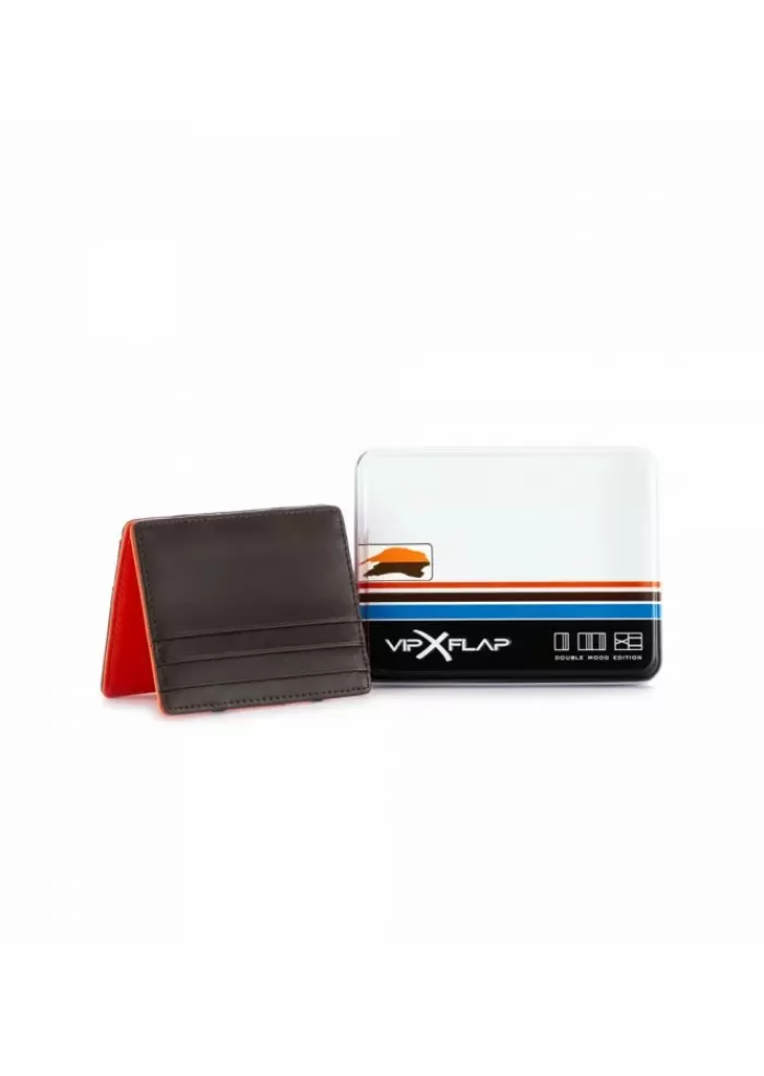 Shop Vip Flap | Portafoglio Marrone Arancione Portafogli