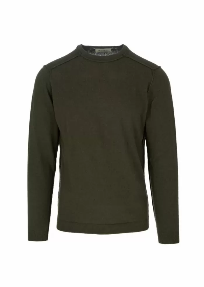 Fashion Wool & Co | Maglione Lana Viscosa Verde Maglieria