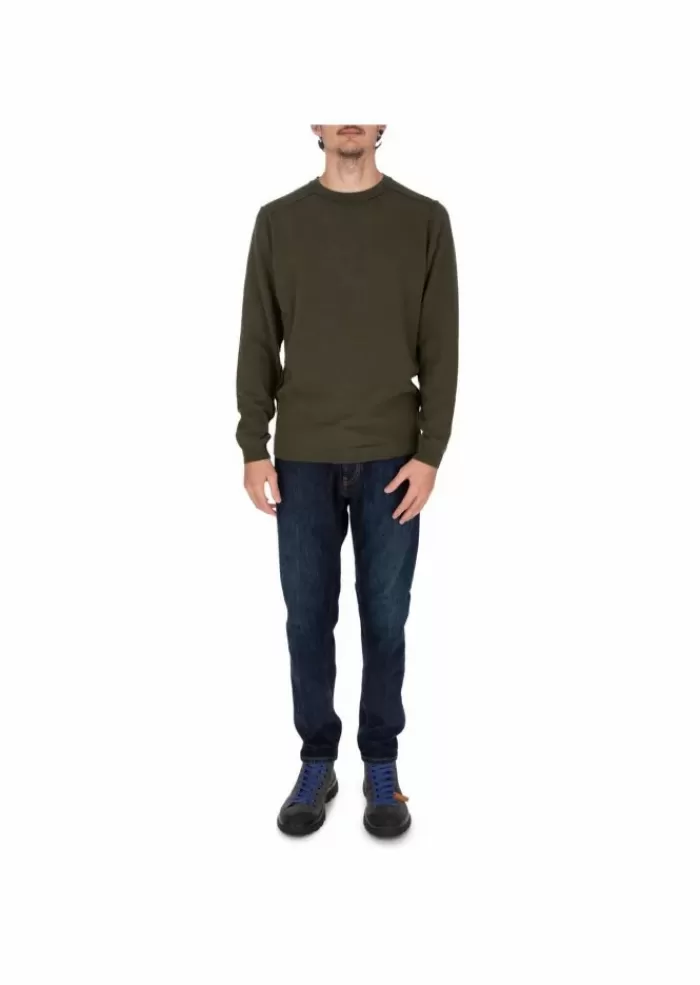 Fashion Wool & Co | Maglione Lana Viscosa Verde Maglieria