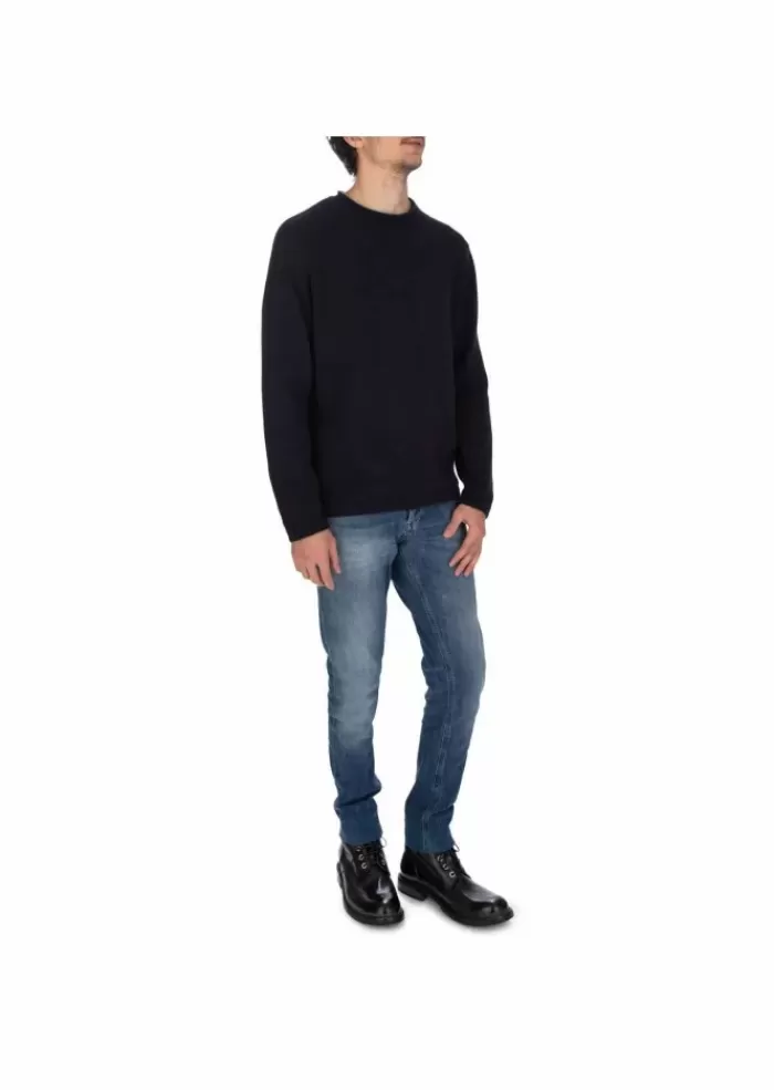 Sale Wool & Co | Maglione Merino Blu Maglieria